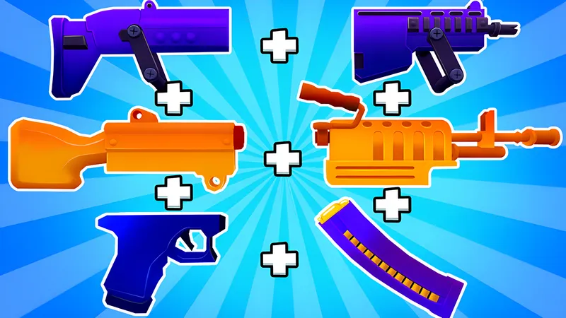 Blocks Shooter 3D! Corra, Atire, Una Armas!