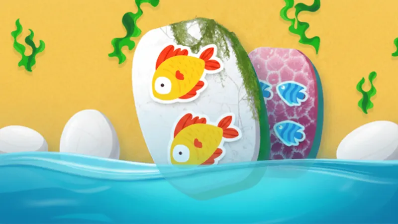 Mahjong Monde des Poissons Fantastiques