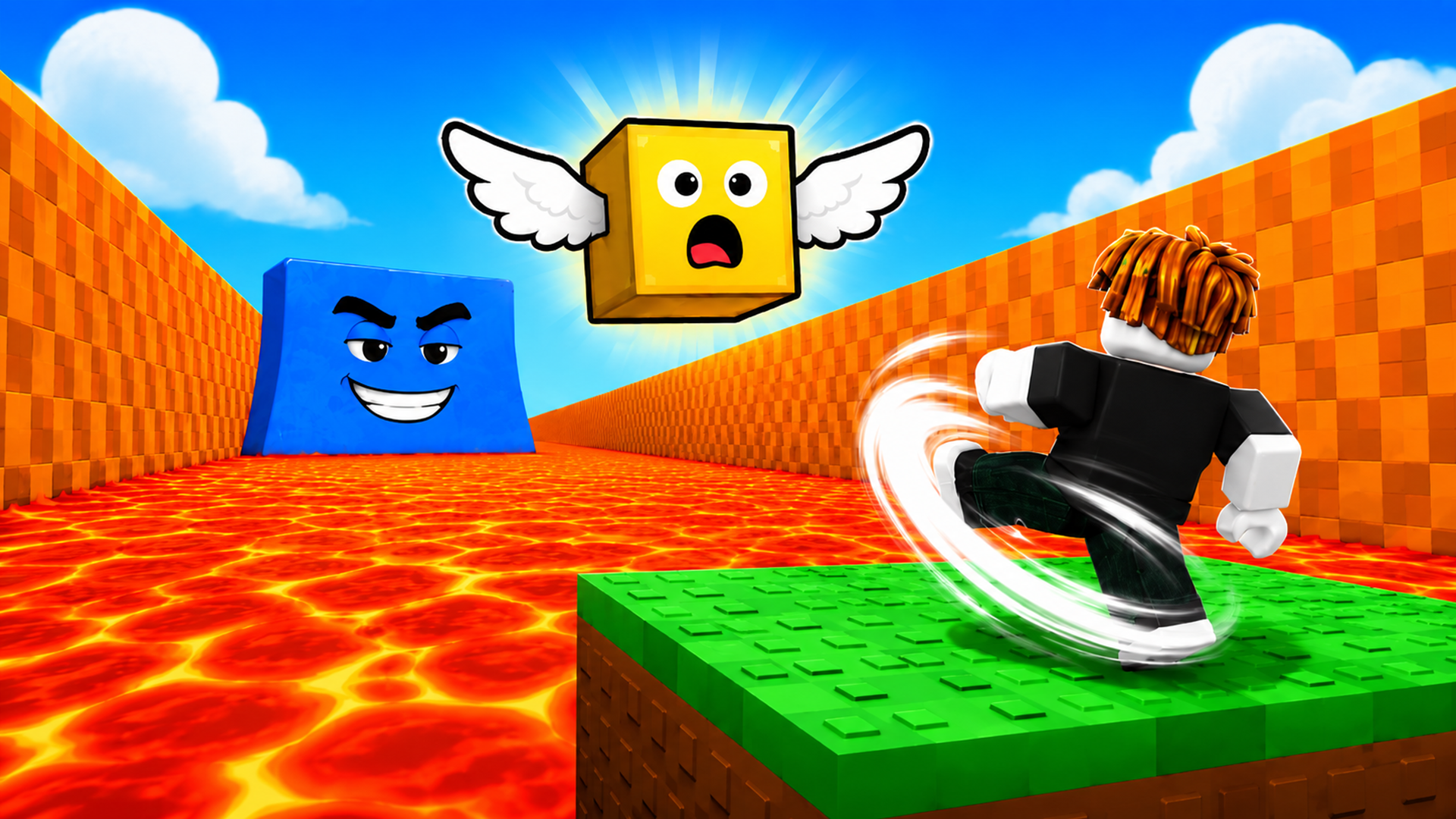 Calcia il Lucky Block per Brainrot