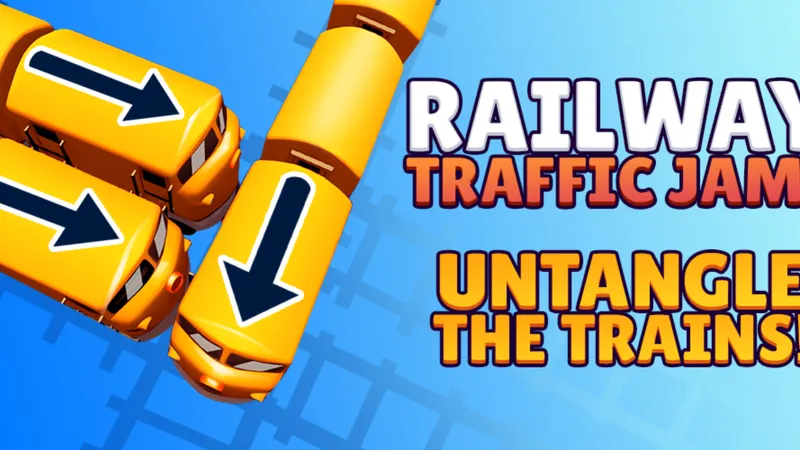  Railway Traffic Jam! Untangle the Trains!