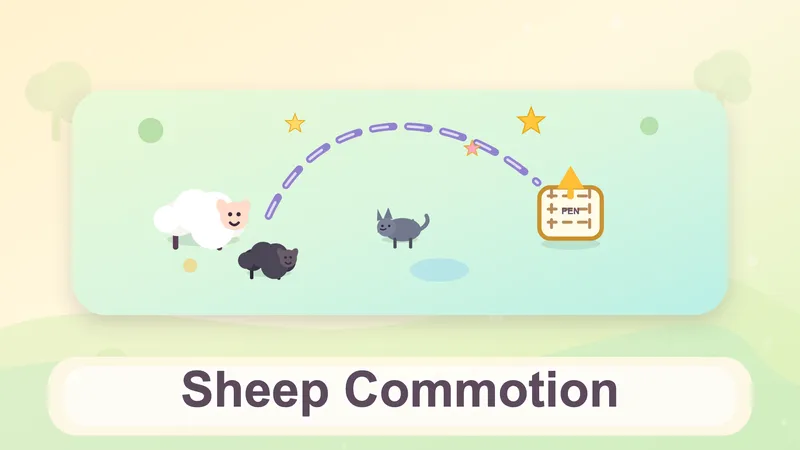 Sheep commotion