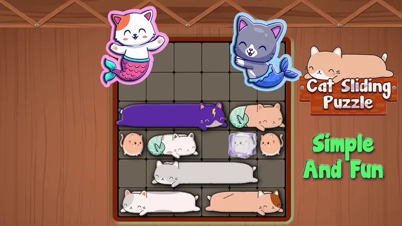 Slidey: Glijdende Kat Puzzel
