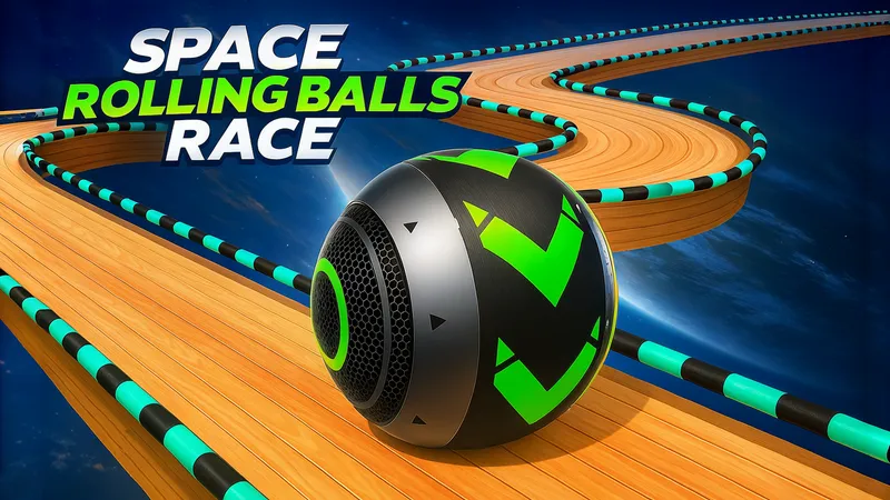 Space Rolling Balls Race