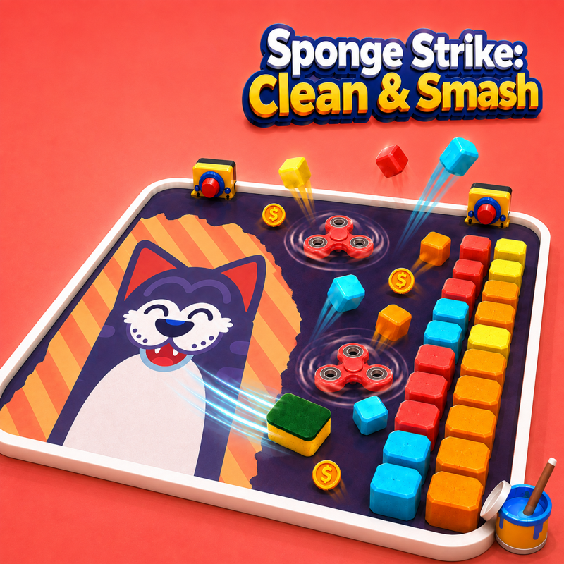 Sponge Strike: Czyść i Rozbijaj