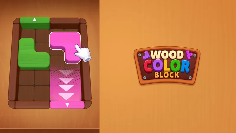 Bloco de Cor de Madeira